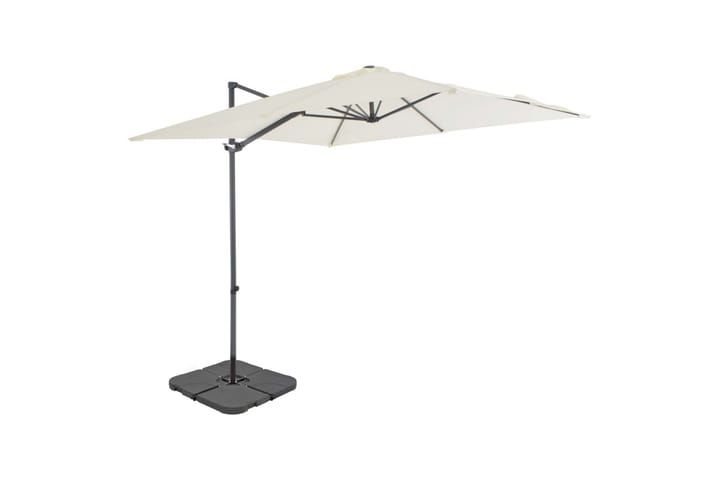 Utendørs parasoll med bӕrbar base sand - Hagemøbler & utemiljø - Solbeskyttelse - Parasoller