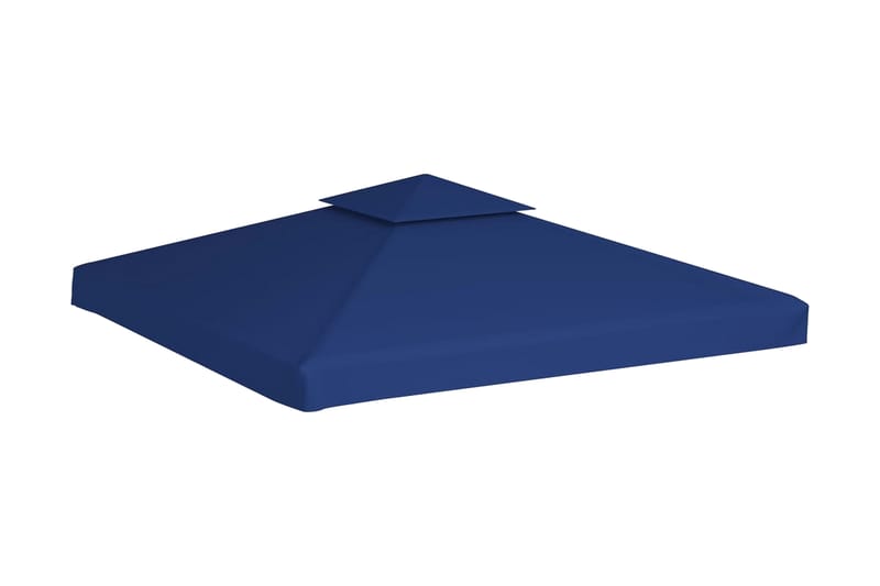 Lysthus dekke baldakin erstatning 310 g/ m² mørk blå 3 x 3 m - Blå - Hagemøbler & utemiljø - Solbeskyttelse - Paviljong - Paviljongtak