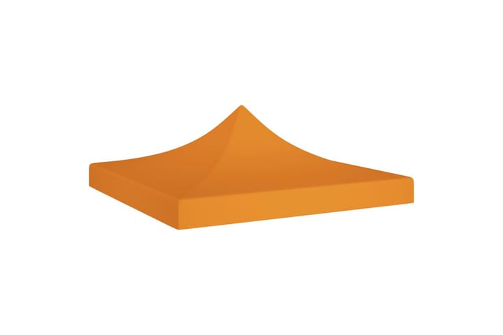 Teltduk for festtelt 2x2 m oransje 270 g/m² - Oransj - Hagemøbler & utemiljø - Solbeskyttelse - Paviljong - Paviljongtak