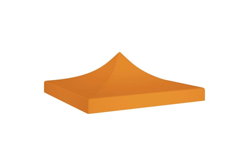 Teltduk for festtelt 3x3m oransje 270 g/m² - Oransj - Hagemøbler & utemiljø - Solbeskyttelse - Paviljong - Paviljongtak
