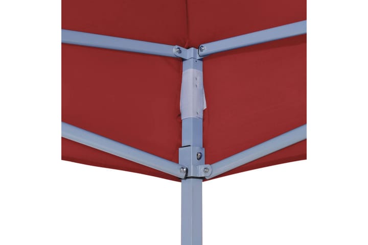 Teltduk for festtelt 4x3 m burgunder 270 g/m² - Rød - Hagemøbler & utemiljø - Solbeskyttelse - Paviljong - Paviljongtak