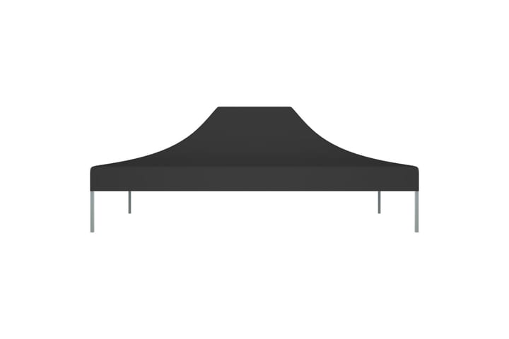 Teltduk for festtelt 4x3 m svart 270 g/m² - Svart - Hagemøbler & utemiljø - Solbeskyttelse - Paviljong - Paviljongtak