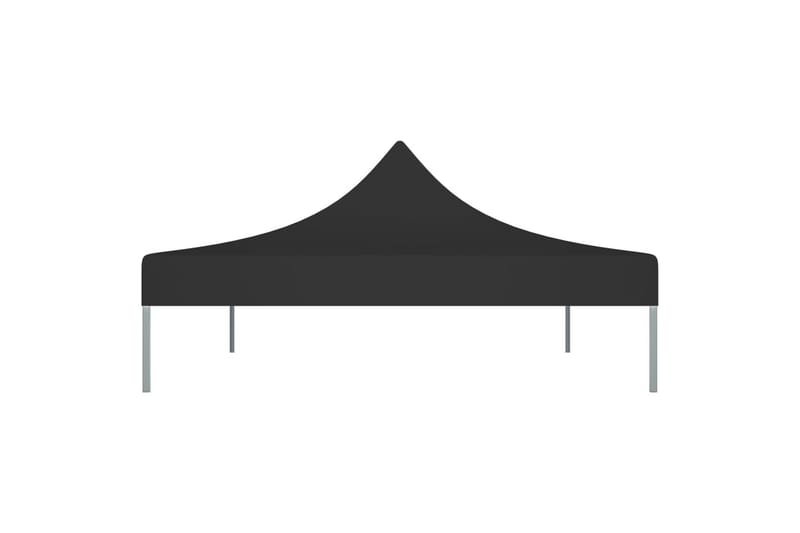 Teltduk for festtelt 4x3 m svart 270 g/m² - Svart - Hagemøbler & utemiljø - Solbeskyttelse - Paviljong - Paviljongtak