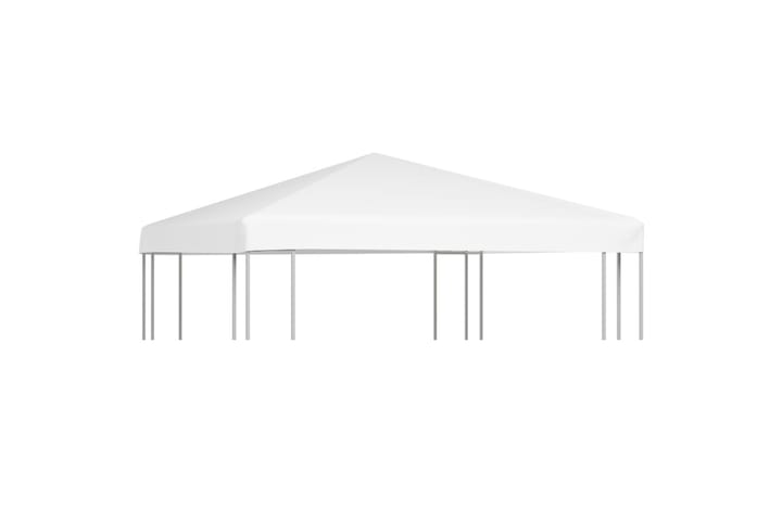 Toppduk til paviljong 270 g/m² 3x3 m hvit - Hvit - Hagemøbler & utemiljø - Solbeskyttelse - Paviljong - Paviljongtak