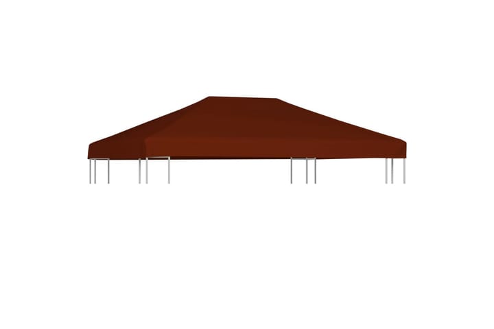Toppduk til paviljong 310 g/m² 3x4 m terrakotta - Hagemøbler & utemiljø - Solbeskyttelse - Paviljong - Paviljongtak
