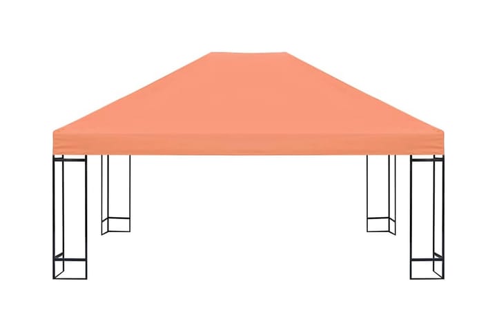 Toppduk til paviljong 310 g/m² 4x3 m oransje - Orange - Hagemøbler & utemiljø - Solbeskyttelse - Paviljong - Paviljongtak