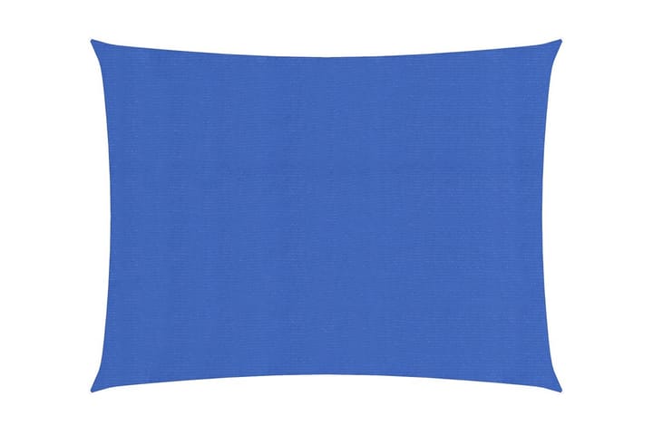 Solseil 160 g/m² blå 2x3 m HDPE - Blå - Hagemøbler & utemiljø - Solbeskyttelse - Solseil