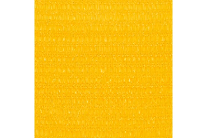 Solseil 160 g/m² gul 3/4x3 m HDPE - Gul - Hagemøbler & utemiljø - Solbeskyttelse - Solseil