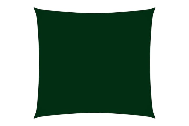Solseil Oxfordstoff firkantet 3x3 m mørkegrønn - Grønn - Hagemøbler & utemiljø - Solbeskyttelse - Solseil