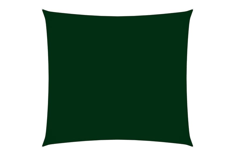 Solseil oxfordstoff firkantet 6x6 m mørkegrønn - grønn - Hagemøbler & utemiljø - Solbeskyttelse - Solseil