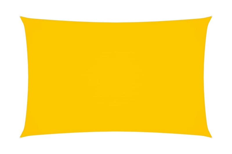 Solseil oxfordstoff rektangulær 2x5 m gul - Gul - Hagemøbler & utemiljø - Solbeskyttelse - Solseil
