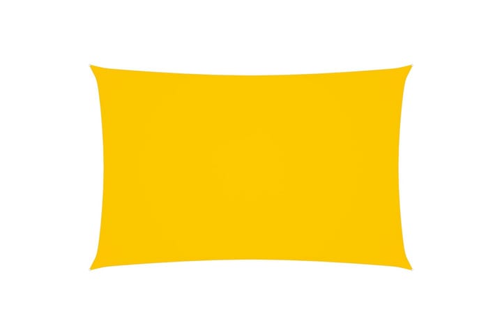 Solseil oxfordstoff rektangulær 5x8 m gul - Gul - Hagemøbler & utemiljø - Solbeskyttelse - Solseil