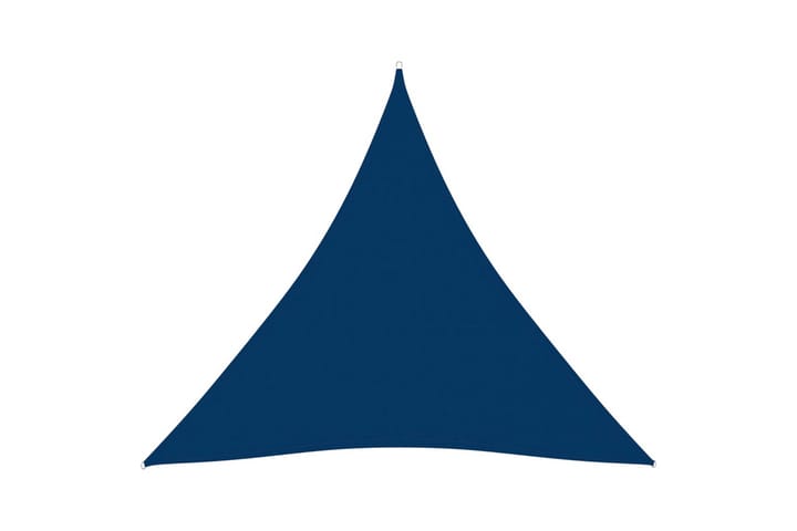 Solseil oxfordstoff trekantet 3,6x3,6,3x6 m blå - Blå - Hagemøbler & utemiljø - Solbeskyttelse - Solseil