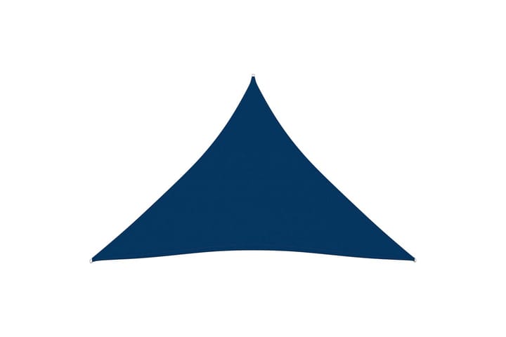Solseil oxfordstoff trekantet 4,5x4,5x4,5 m blå - Blå - Hagemøbler & utemiljø - Solbeskyttelse - Solseil