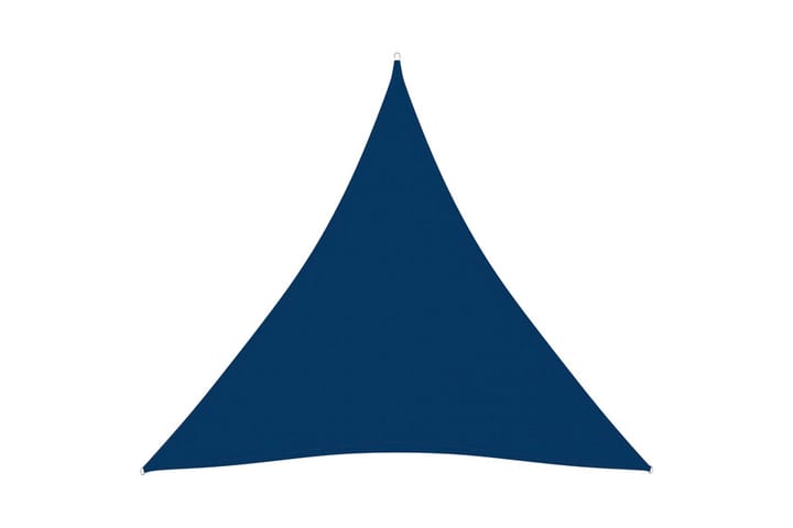 Solseil oxfordstoff trekantet 4x5x5 m blå - Blå - Hagemøbler & utemiljø - Solbeskyttelse - Solseil