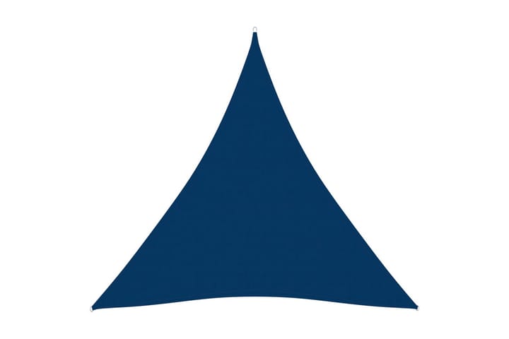 Solseil oxfordstoff trekantet 5x7x7 m blå - Blå - Hagemøbler & utemiljø - Solbeskyttelse - Solseil