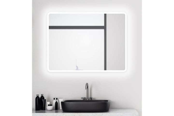 Dalkarl Speil 80x60 cm - Belysning - Baderomsbelysning - Baderomsspeil med belysning