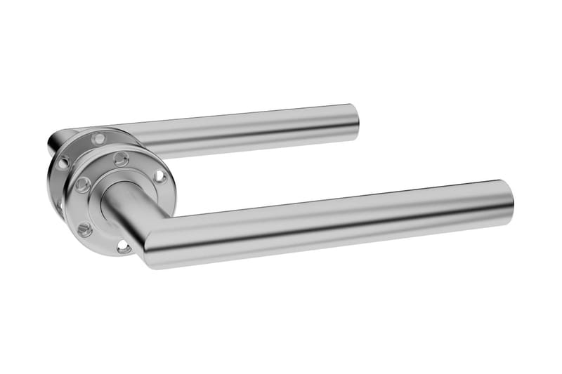 Dørhåndtaksett med WC-lås rustfritt stål - Silver - Innredning - Dekorasjon & innredningsdetaljer - Dekorbeslag - Håndtak