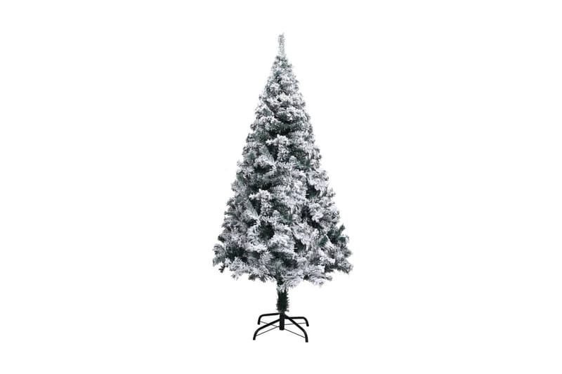 Kunstig juletre med flokket snø grønn 150 cm PVC - Interiør - Dekorasjon & innredningsdetaljer - Julepynt & juledekorasjon - Plastjuletre