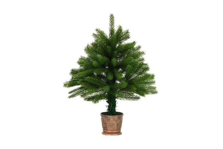 Kunstig juletre med kurv 65 cm grønn - grønn - Innredning - Dekorasjon & innredningsdetaljer - Julepynt & juledekorasjon - Plastjuletre