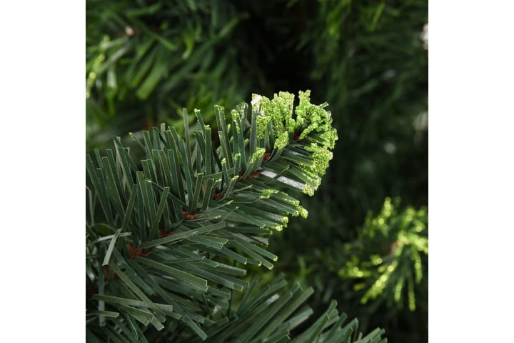Kunstig juletre med LED og furukongler grønn 210 cm - Innredning - Dekorasjon & innredningsdetaljer - Julepynt & juledekorasjon - Plastjuletre