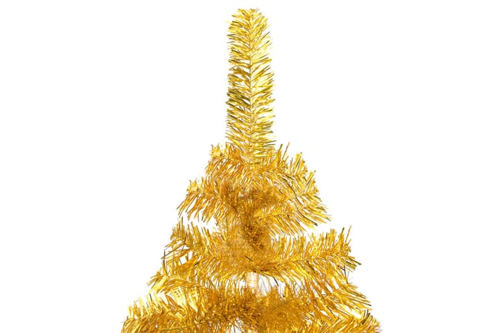 Kunstig juletre med LED og kulesett 120 cm PET gull - Interiør - Dekorasjon & innredningsdetaljer - Julepynt & juledekorasjon - Plastjuletre