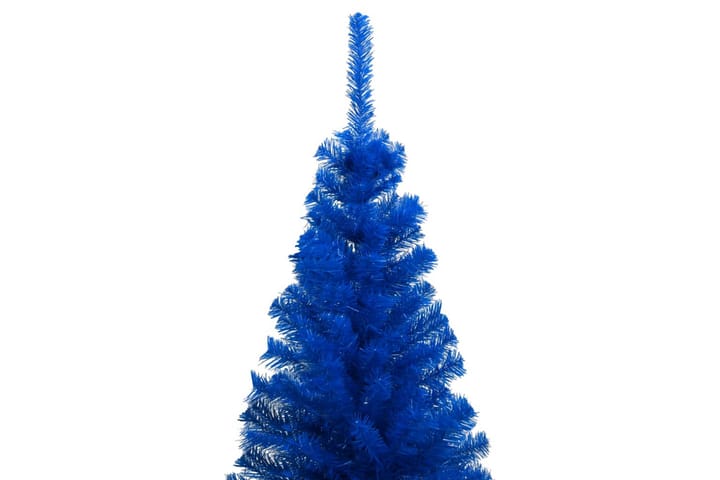 Kunstig juletre med LED og kulesett i blå 210 cm PVC - Interiør - Dekorasjon & innredningsdetaljer - Julepynt & juledekorasjon - Plastjuletre