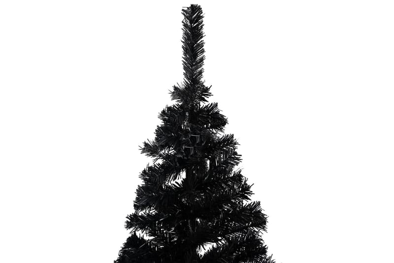 Kunstig juletre med LED og kulesett i svart 240 cm PVC - Interiør - Dekorasjon & innredningsdetaljer - Julepynt & juledekorasjon - Plastjuletre