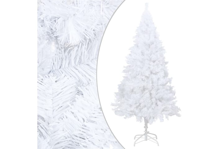 Kunstig juletre med LED og tykke grener hvit 210 cm - Innredning - Dekorasjon & innredningsdetaljer - Julepynt & juledekorasjon - Plastjuletre