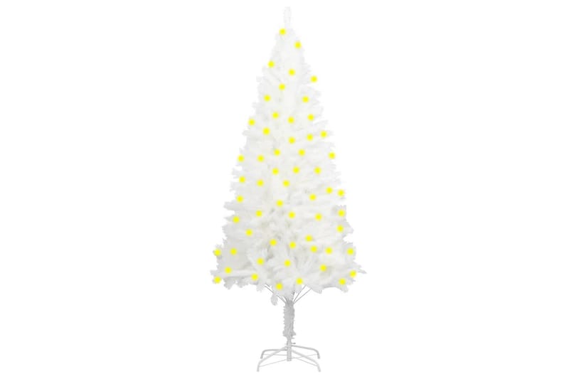 Kunstig juletre med lysdioder 150 cm hvit - Innredning - Dekorasjon & innredningsdetaljer - Julepynt & juledekorasjon - Plastjuletre
