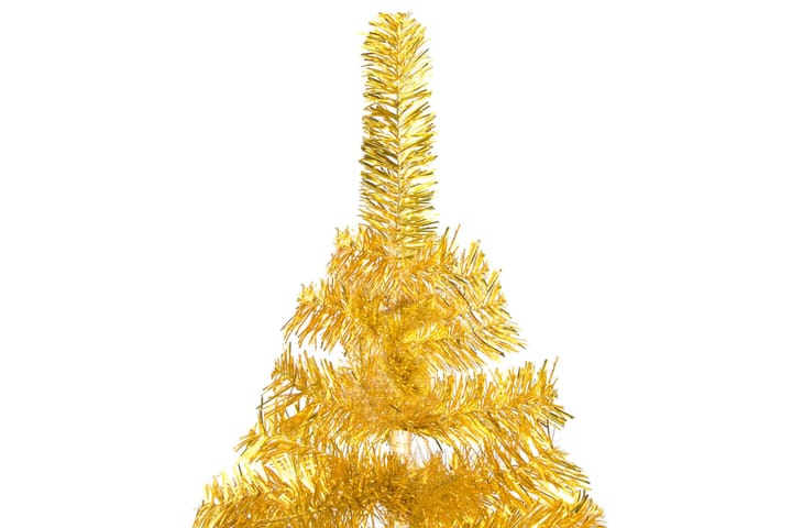 Kunstig juletre med stativ gull 240 cm PET - Gull - Innredning - Dekorasjon & innredningsdetaljer - Julepynt & juledekorasjon - Plastjuletre