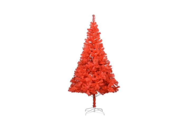 Kunstig juletre med stativ rød 180 cm PVC - Innredning - Dekorasjon & innredningsdetaljer - Julepynt & juledekorasjon