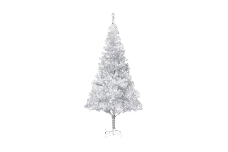 Kunstig juletre med stativ sølv 215 cm PET - Interiør - Dekorasjon & innredningsdetaljer - Julepynt & juledekorasjon - Plastjuletre