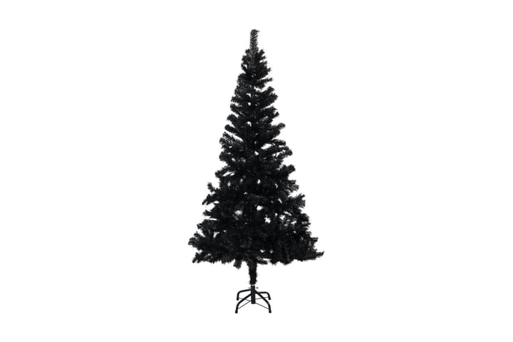 Kunstig juletre med stativ svart 150 cm PVC - Interiør - Dekorasjon & innredningsdetaljer - Julepynt & juledekorasjon - Plastjuletre