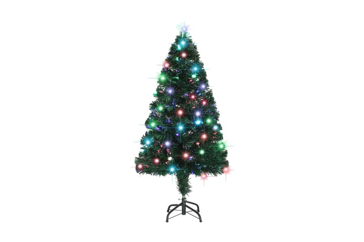 Kunstig juletre med stativ/LED 120 cm 135 grener - grønn - Interiør - Dekorasjon & innredningsdetaljer - Julepynt & juledekorasjon - Plastjuletre