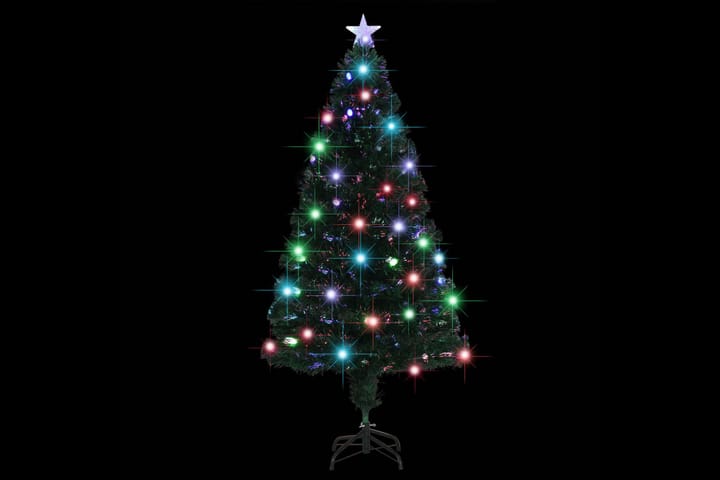 Kunstig juletre med stativ/LED 150 cm 170 grener - grønn - Innredning - Dekorasjon & innredningsdetaljer - Julepynt & juledekorasjon - Plastjuletre