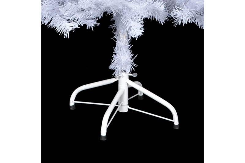 Kunstig juletre med stativ/LED 150 cm 380 grener - Hvit - Interiør - Dekorasjon & innredningsdetaljer - Julepynt & juledekorasjon - Plastjuletre