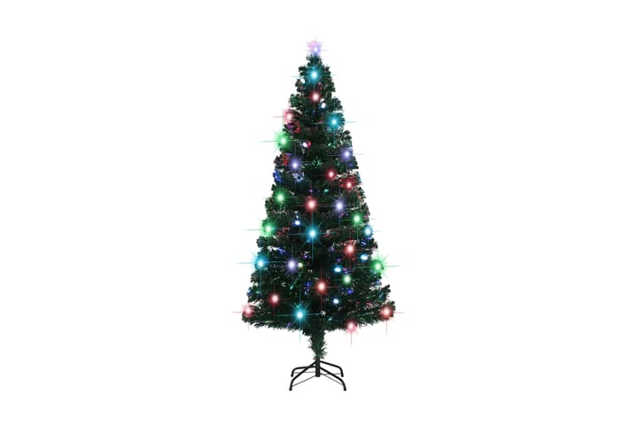 Kunstig juletre med stativ/LED 180 cm 220 grener - grønn - Interiør - Dekorasjon & innredningsdetaljer - Julepynt & juledekorasjon - Plastjuletre