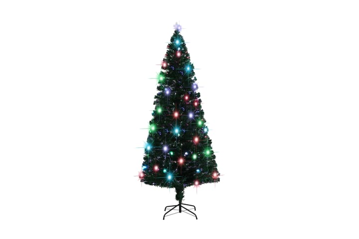 Kunstig juletre med stativ/LED 210 cm 280 grener - grønn - Interiør - Dekorasjon & innredningsdetaljer - Julepynt & juledekorasjon - Plastjuletre