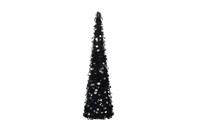 Pop-up kunstig juletre svart 150 cm PET - Interiør - Dekorasjon & innredningsdetaljer - Julepynt & juledekorasjon - Plastjuletre
