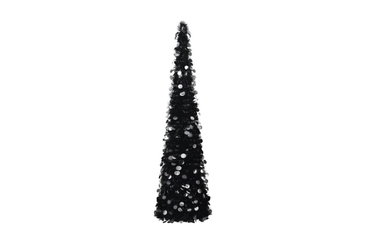 Pop-up kunstig juletre svart 180 cm PET - Innredning - Dekorasjon & innredningsdetaljer - Julepynt & juledekorasjon