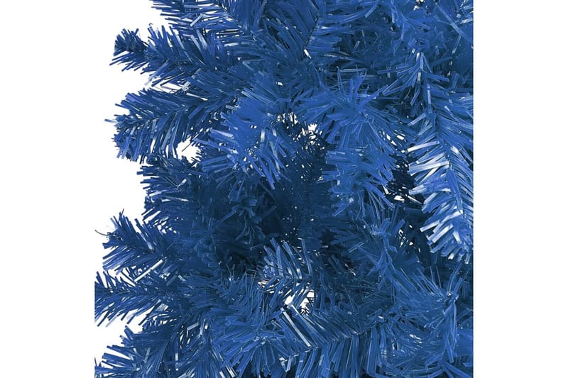 Slankt juletre med LED og kulesett blå 120 cm - Innredning - Dekorasjon & innredningsdetaljer - Julepynt & juledekorasjon - Plastjuletre
