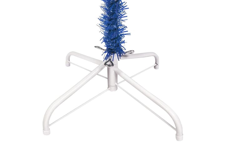 Slankt juletre med LED og kulesett blå 120 cm - Innredning - Dekorasjon & innredningsdetaljer - Julepynt & juledekorasjon - Plastjuletre