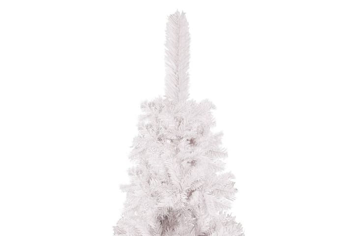 Slankt juletre med LED og kulesett hvit 150 cm - Interiør - Dekorasjon & innredningsdetaljer - Julepynt & juledekorasjon - Plastjuletre