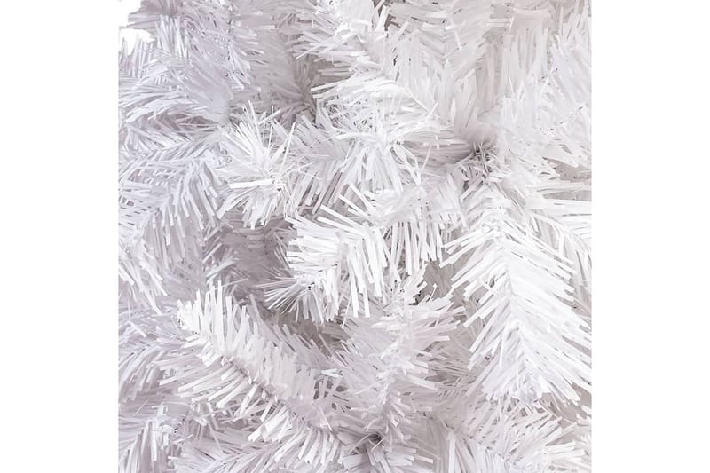 Slankt juletre med LED og kulesett hvit 150 cm - Interiør - Dekorasjon & innredningsdetaljer - Julepynt & juledekorasjon - Plastjuletre