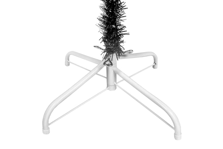 Slankt juletre med LED og kulesett svart 240 cm - Interiør - Dekorasjon & innredningsdetaljer - Julepynt & juledekorasjon - Plastjuletre