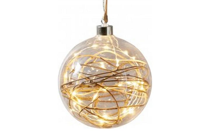 Glow Glasskule 15cm - Star Trading - Innredning - Dekorasjon & innredningsdetaljer - Julepynt & juledekorasjon