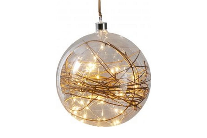 Glow Glasskule 20cm LED - Star Trading - Interiør - Dekorasjon & innredningsdetaljer - Julepynt & juledekorasjon