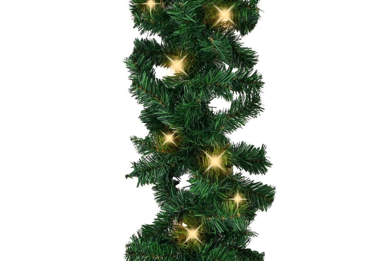 Julegarland med LED-lys 5 m - Hvit - Innredning - Dekorasjon & innredningsdetaljer - Julepynt & juledekorasjon