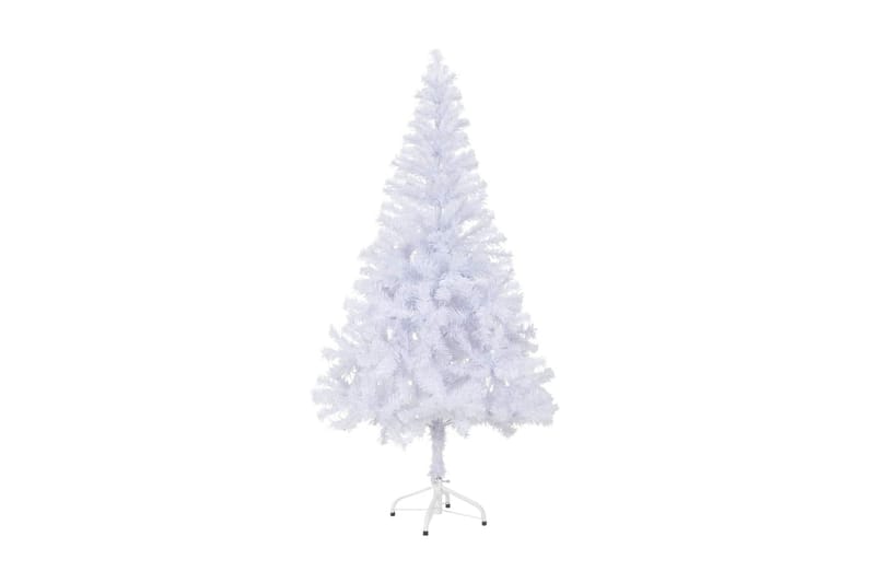 Kunstig juletre med stativ/LED 150 cm 380 grener - Hvit - Innredning - Dekorasjon - Julepynt & juledekorasjon